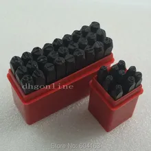 Один набор Штамповка из стальных букв 6 мм набор алфавитных ювелирных изделий 0,236"