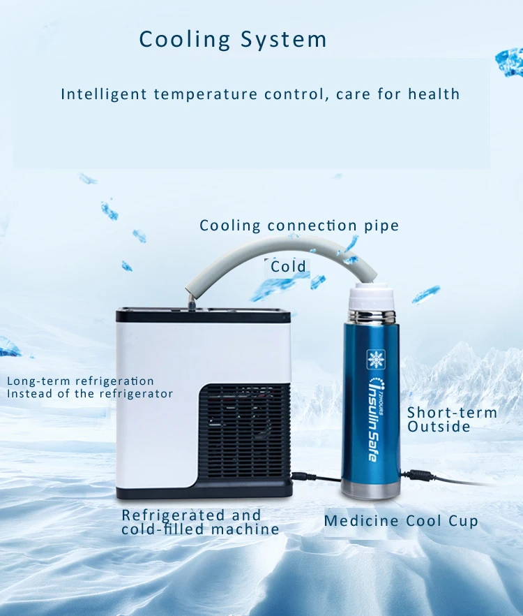 Микро-аптека medicool контейнер Термоэлектрический охладитель диабетический инсулиновый холодильник для крови охлаждающего воздуха для