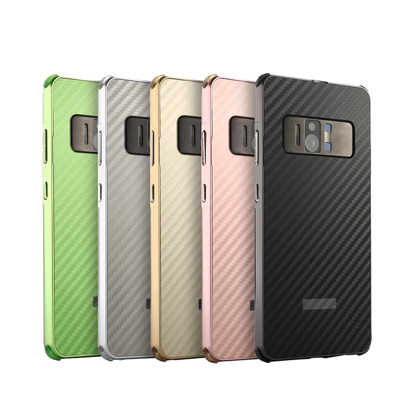 

For ASUS ZenFone AR ZS571KL Case Aluminum Metal Frame+Carbon Fiber Hard Back Cover Case for ZenFone AR Shockproof Phone Shell