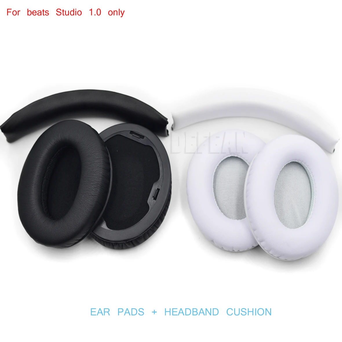 

1 Set Replacement Ear Pads Cushions & headbands for Beat By Dr Dre Studio 1.0 Headset Cushion Headphones ( ear pads + headband