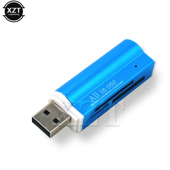 

USB 2.0 Memory Card Reader Multi All in 1 Adapter for Micro SD SDHC TF M2 MMC high quality for Windows 98SE Vista