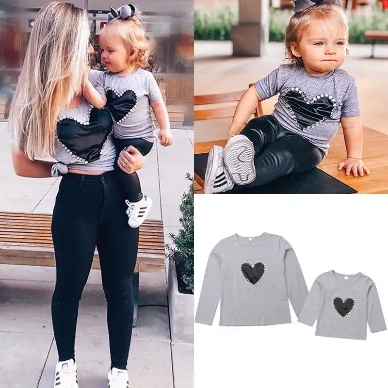 same clothes for mom and baby