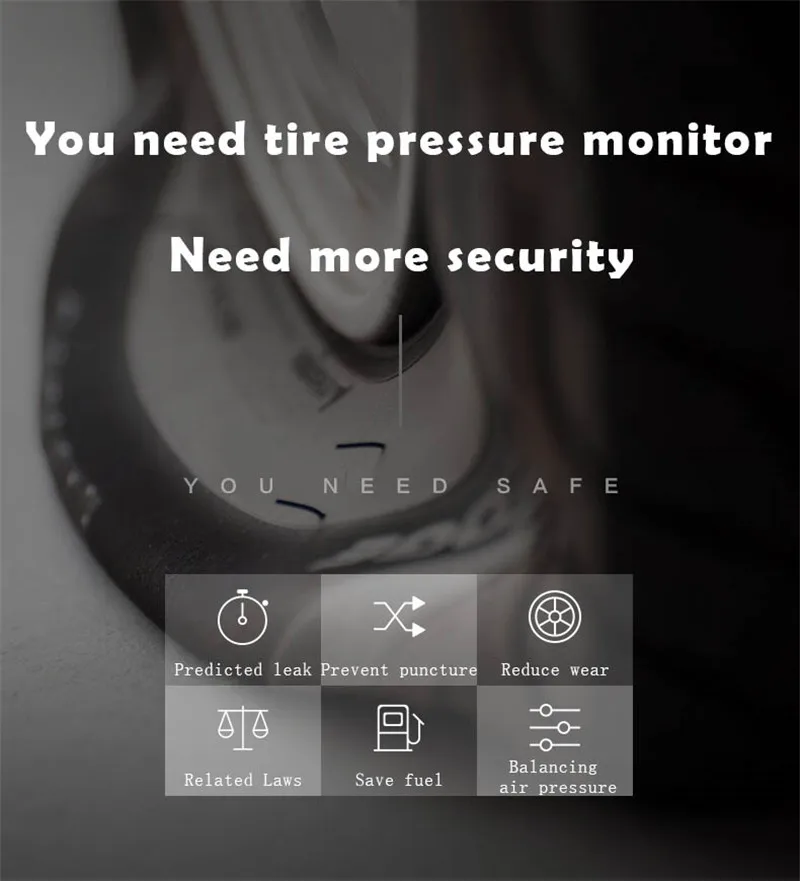 USB Android автомобильный TPMS система мониторинга давления в шинах дисплей 4 внутренних/внешних датчика для Android Автомобильная навигационная сигнализация