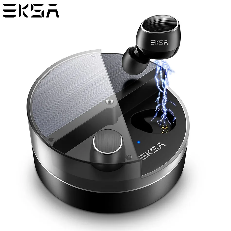 

EKSA E300 TWS Ture Wireless Stereo Earbuds IPX4 Bluetooth 5.0 Touch Control Earphone With Mic 1800mAh Charging Case For Samsung