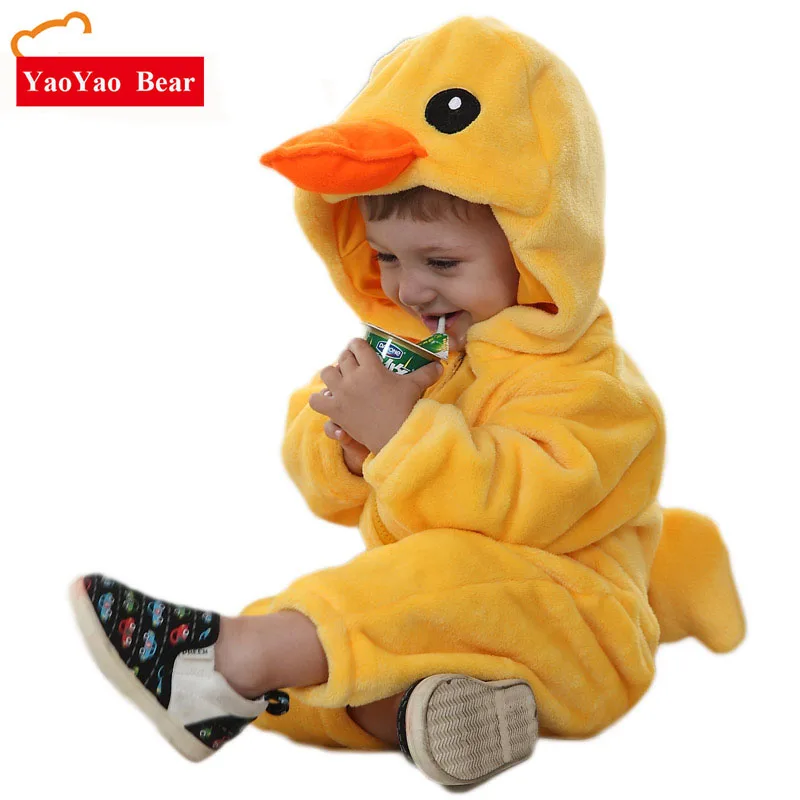 2016 Baby Rompers теплые комбинезоны для новорожденных Симпатичные Мягкие
