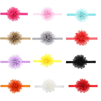 

12PC/lot TWDVS Headwear Children Ribbon Bowknot Baby hair accessories Newborn Baby Hair Bands Girls Bow Headband T-004