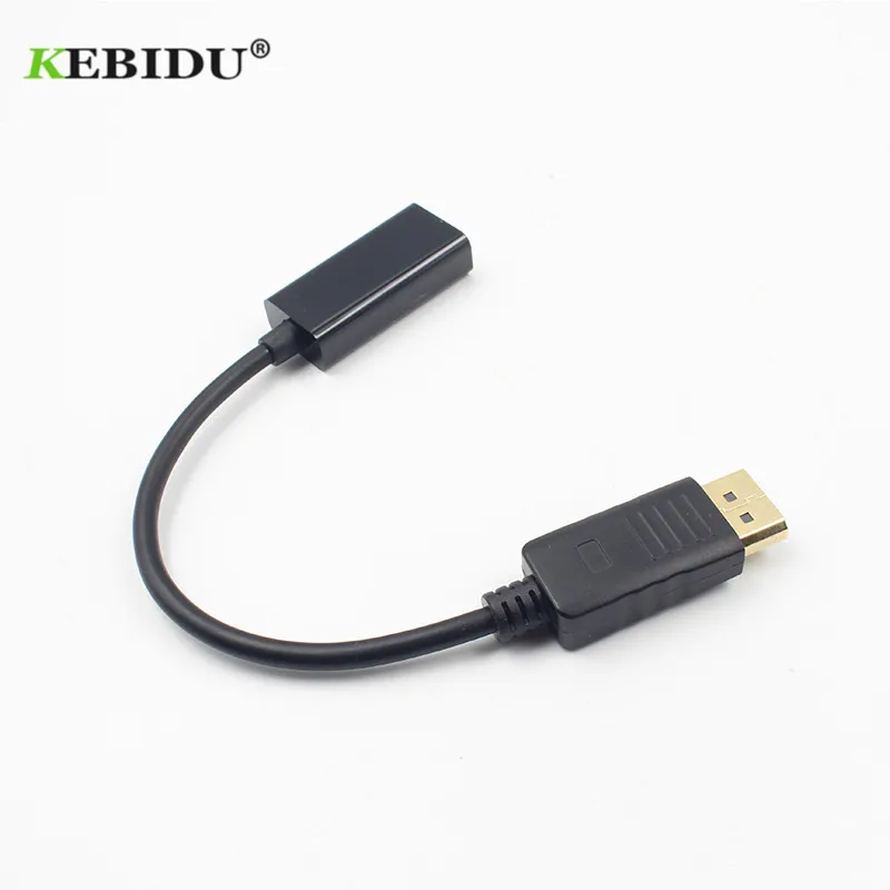 Адаптер kebidu DP к HDMI с поддержкой 1080P HDTV Кабель адаптер конвертер типа Папа мама для