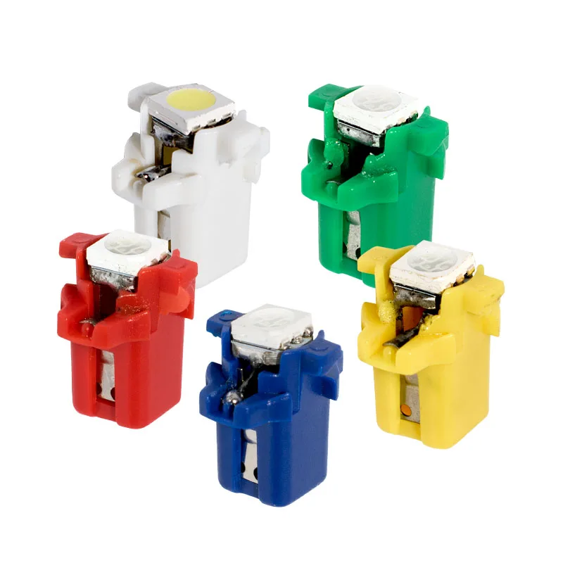 10X led T5 B8.3 B8.3D 5050 smd 1 led �ڵ� ���� led ��� ���� ǥ�ñ� ���� 12V ��� ������ �Ķ��� ����� ��� 10pcs