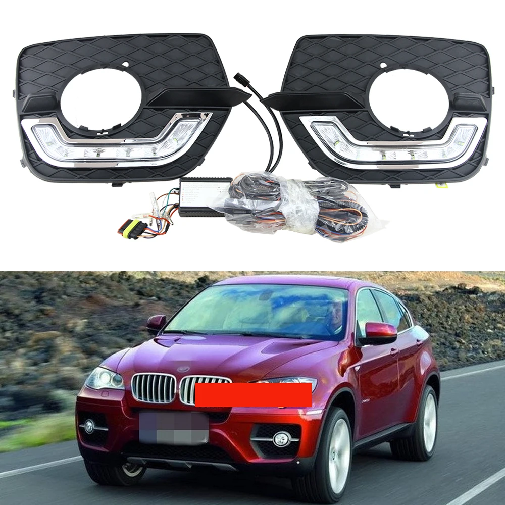 X6 E71 2008 2013 Led drl daytime running light for BMW 12V 12W high