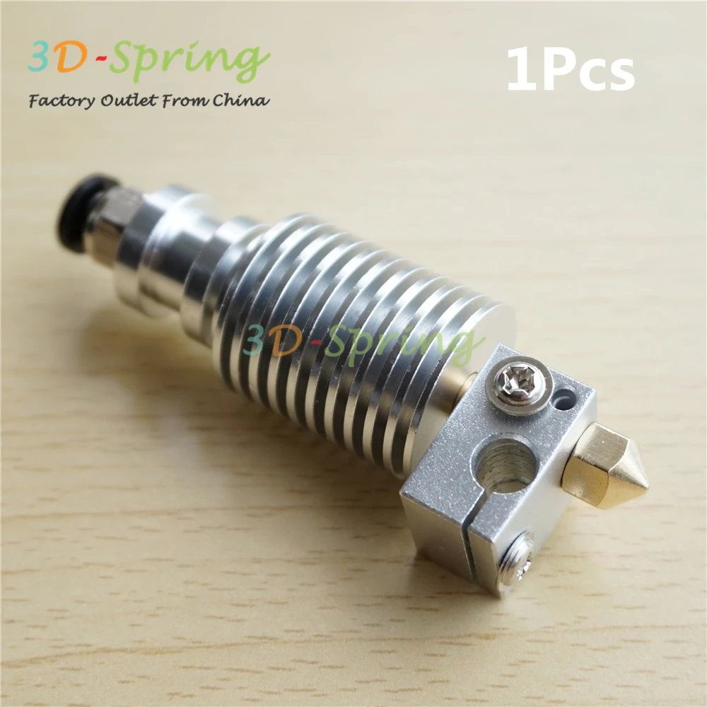 

1Pcs V6 Lengthen Remote Hotend Kit Extruder 1.75mm 3mm without Teflon / 4.1 Bore Long Distance 3D Printer Head Heater block