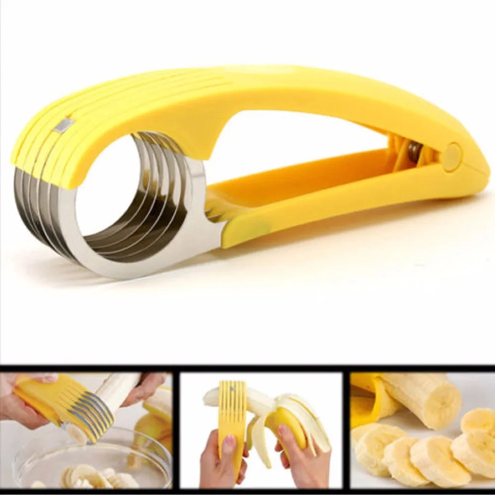 Hight Quality Stainless Steel Banana Slicer Chopper Cucumber Fruit