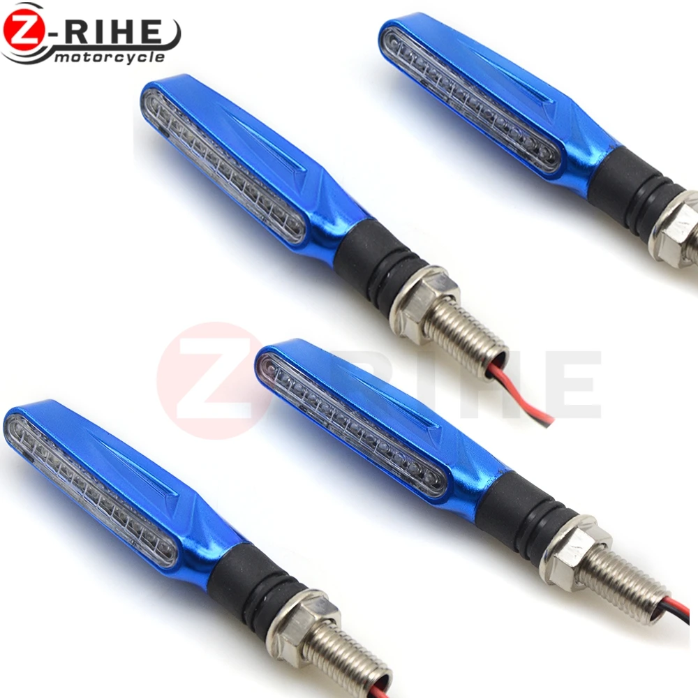 

4 PCS Motorcycle LED Turn Signal Light daytime running lamp Indicator Blinker Flashers for Honda Kawasaki Yamaha ktm bmw suzuki