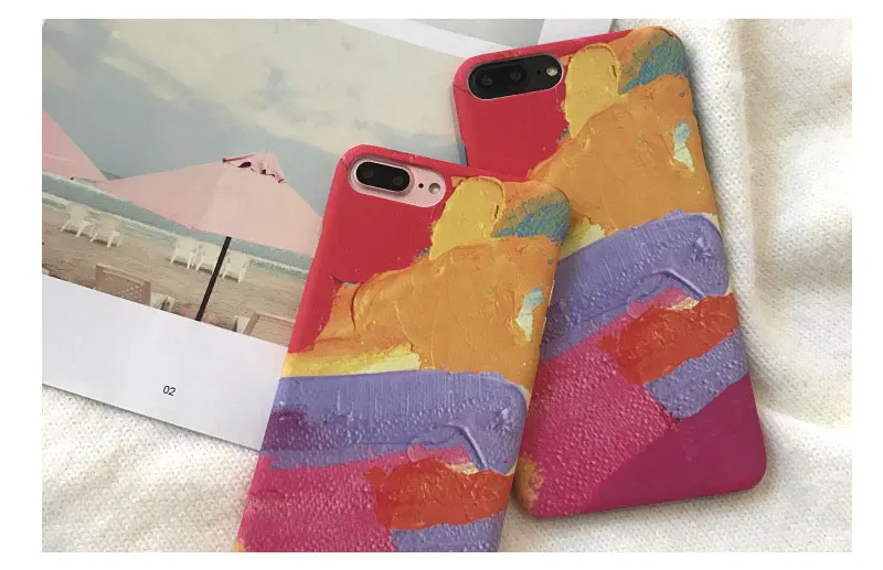 Graffiti Pink Hard Phone Case For iPhone 6 7 8 Plus Cover Case For iPhone X XS 7Plus 8Plus 6 s Plus Cases Fundas Coque Capinha   (11)