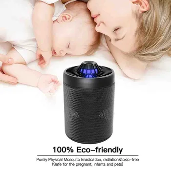 

Bathroom Cup 2019 Electronic Mosquito Killer USB Powered Non-toxic LED Mosquito Trap Bug Zapper