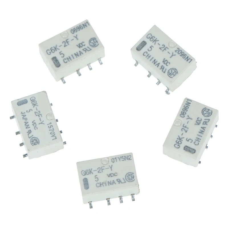 5pcs Dc 5v Smd G6k-2f-y Signal Relay 8pin For Omron Relay Hot Wholesale