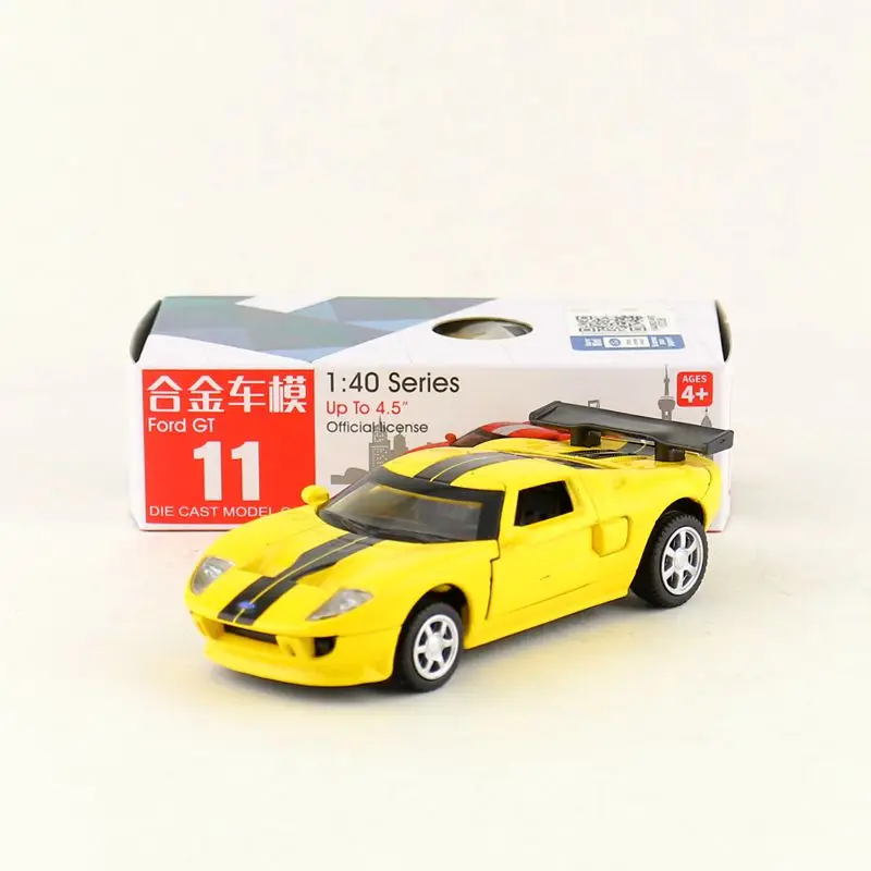 Масштаб 1:40/литая Игрушечная модель/Ford GT/гоночный автомобиль Super
