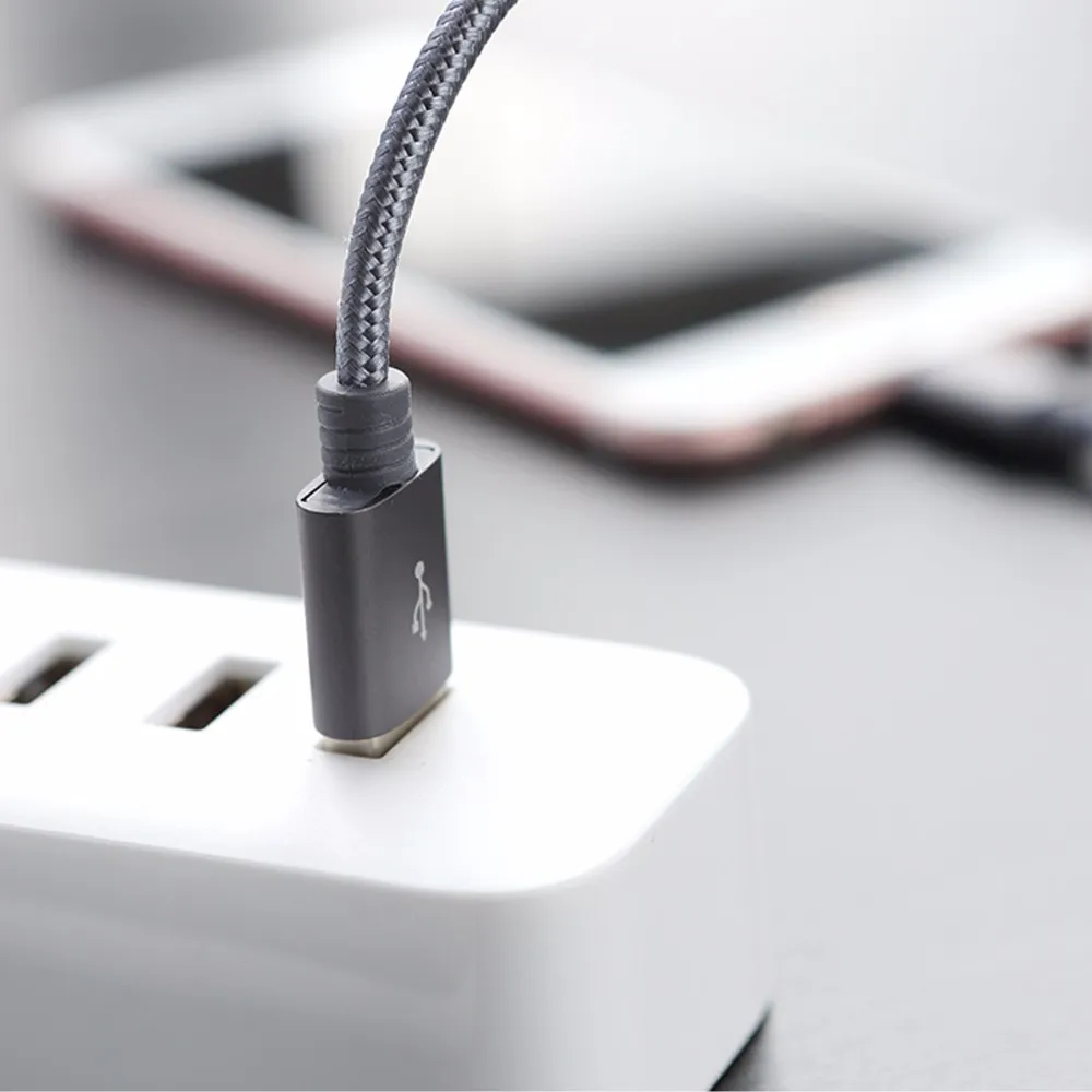 MS usb شاحن كابل للآيفون 6 7 7 ثانية 8 سامسونج s8 Note8 هواوي الهاتف كابل usb لفون USB-C نوع c مايكرو usb كابل