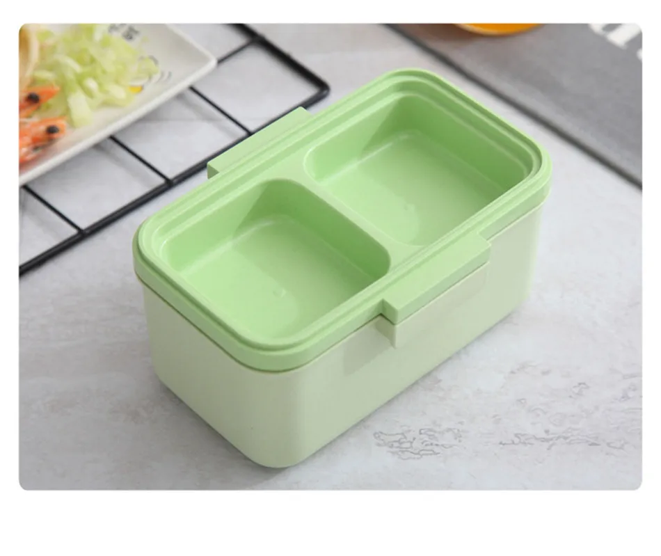 ONEUP Bento Box из бамбукового волокна, коробка для обеда из микрофибры, экологичный контейнер для хранения еды без бисфенола для пикника, школы, офиса