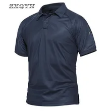 ZXQYH тактические быстросохнущие футболки военные армейские рубашки с коротким рукавом спортивные футболки камуфляжная рубашка мужские летние походные футболки