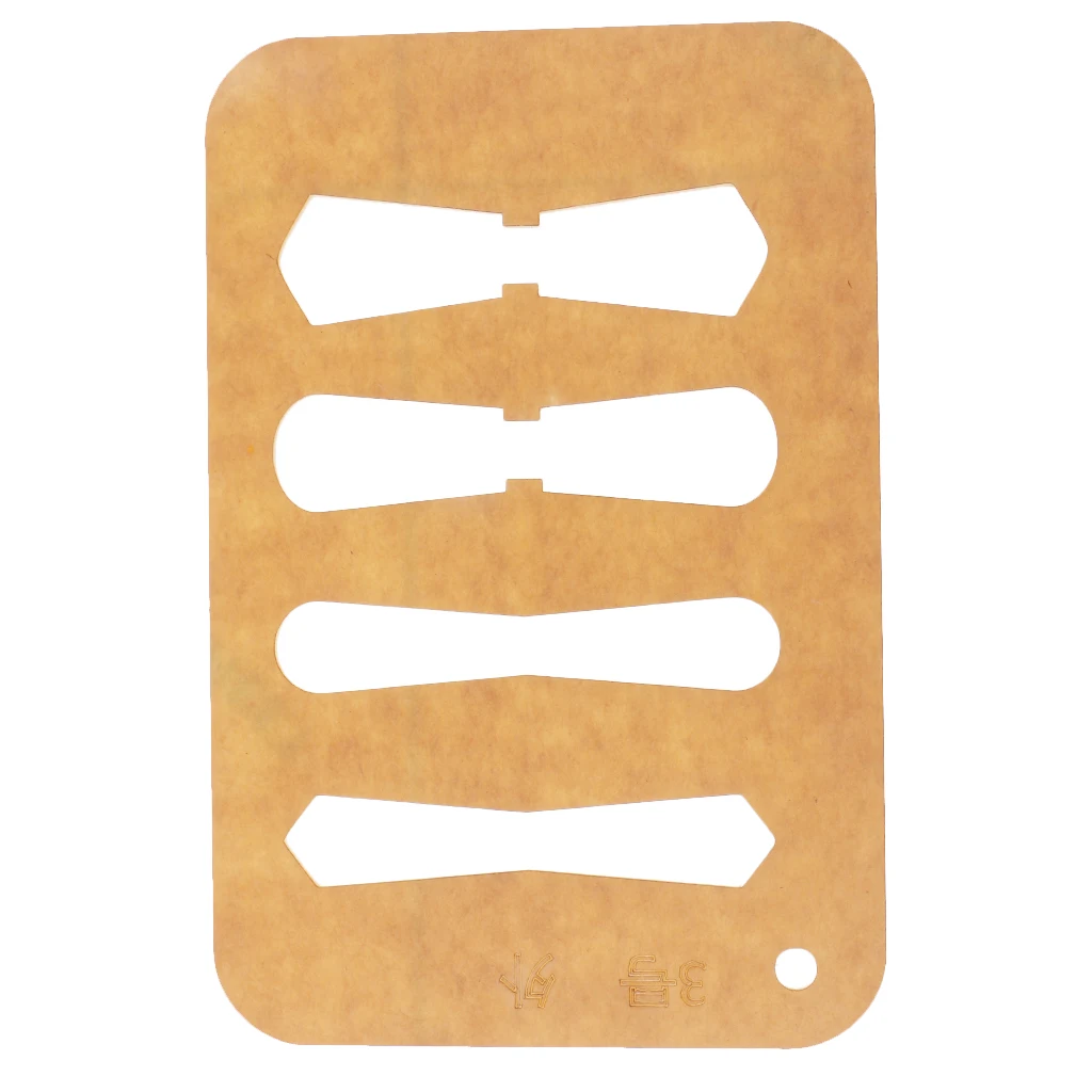 DIY Leather Craft Acrylic Pattern Stencil Template for Zipper Pulls Sliders