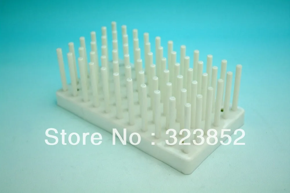 Plastic Test Tube Peg Rack 66Pegs 50Tube Place 14 17mm Singlein Test