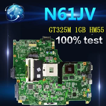 

Amazoon N61JV Laptop motherboard For Asus N61JV N61J Test original mainboard GT325M 1GB HM55