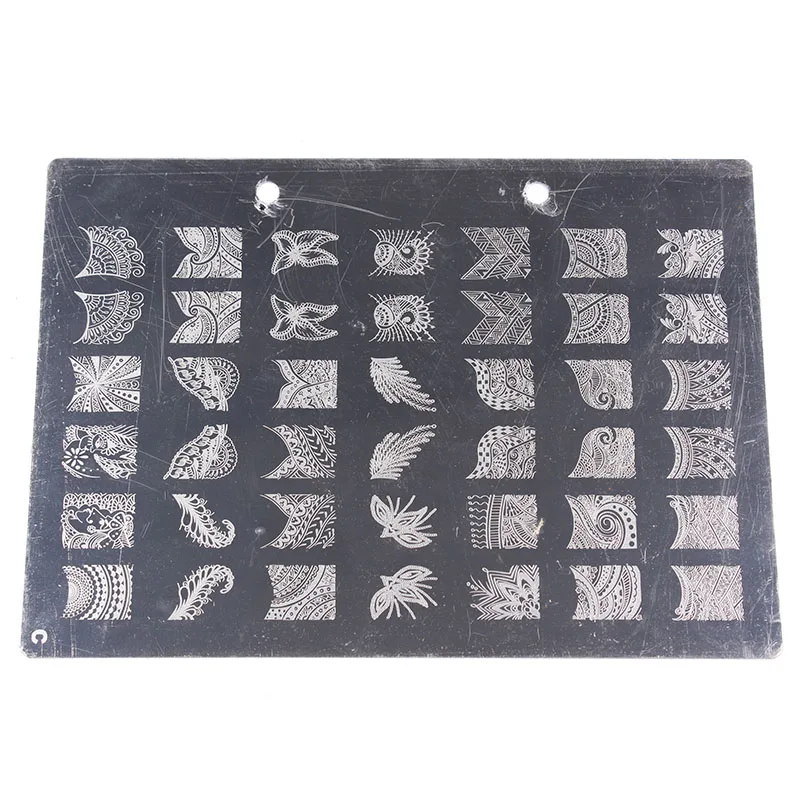

NEW!! Only One plate 11 Style XL Size14.8x21cm Stamping Image Plate Print Nail Art BIG Template JT182