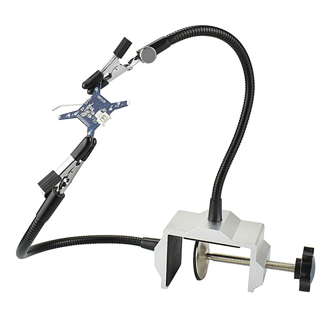 1pcs Bench Vise Aluminum Table Clamp Soldering Iron Holder