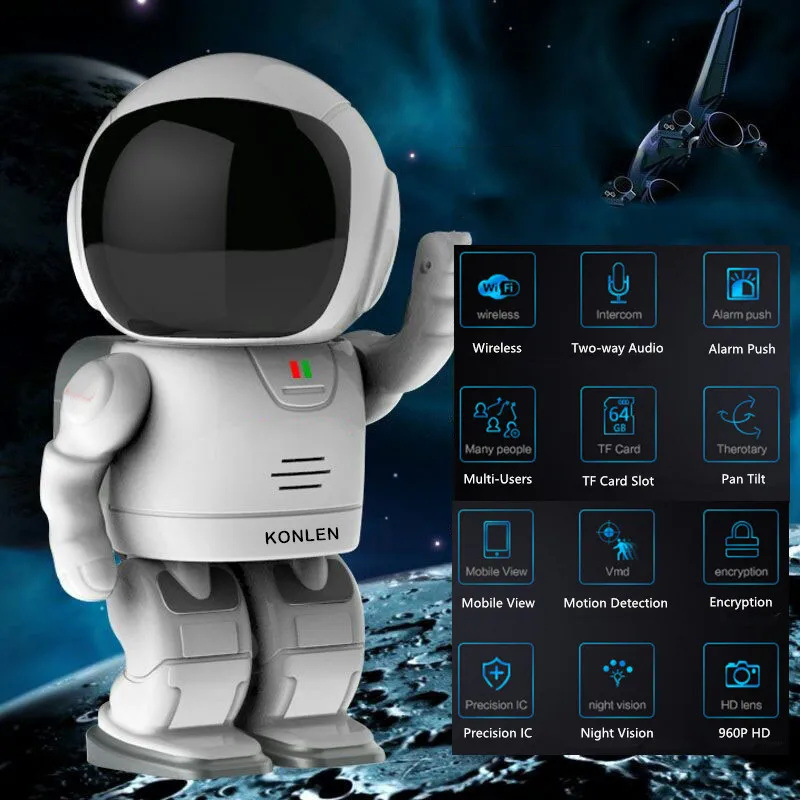 WIFI Robot IP Camera 960P