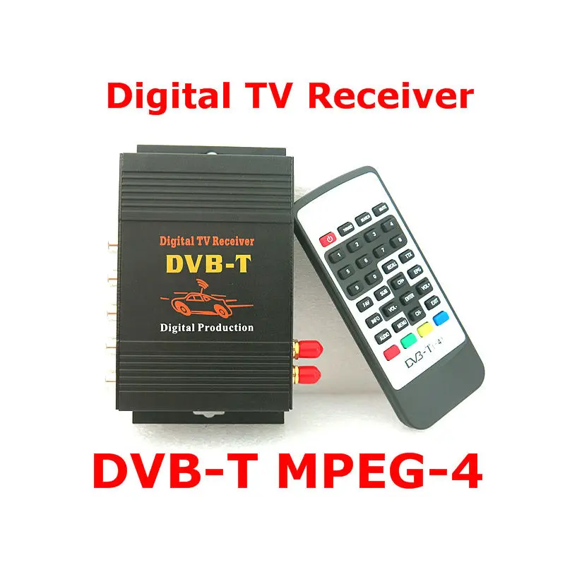 

Dual Antenna Car DVB-T Tuner Digital Car Tv Tuner MPEG2 MPEG4 MPEG-4 Car mobile digital DVB T Receiver For car monitor