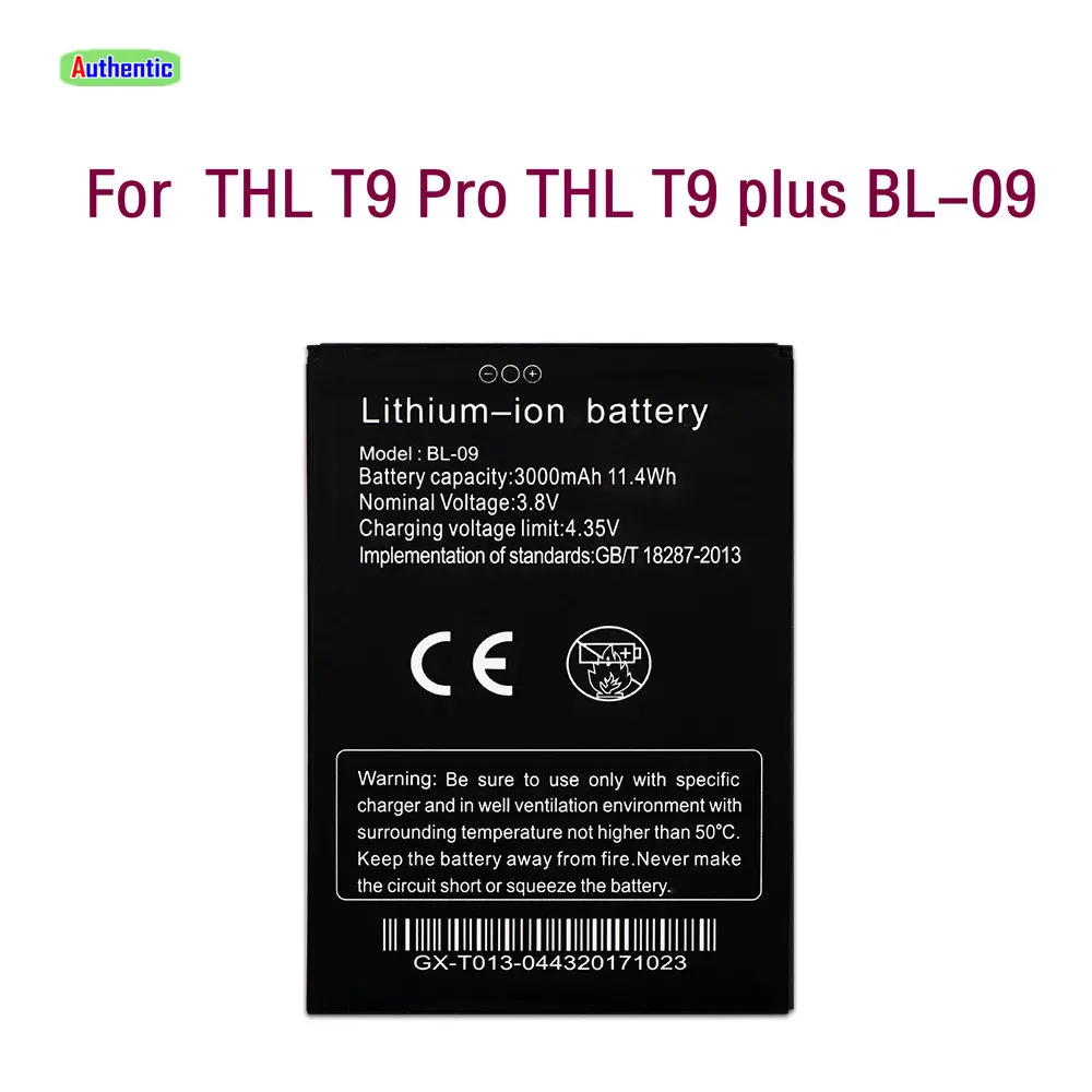 Оригинальная запасная литий ионная батарея для THL T9 Аккумулятор Pro Высокое