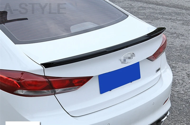 Защита для заднего бампера hyundai Elantra 2016 2017 2018 противоскользящая накладка крыло