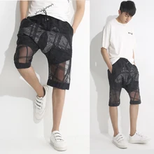 Новинка Мужская одежда Bigbang корейский Повседневный стилист волос Jacobs перспективный сексуальный промежность брюки Висячие певицы костюмы