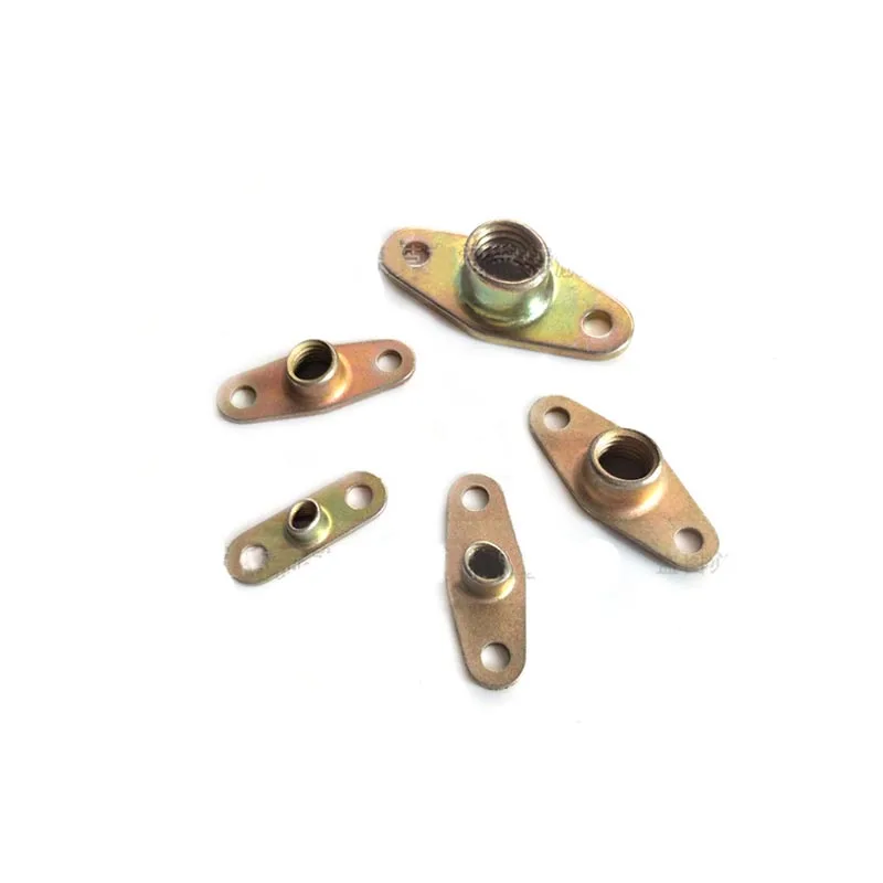 5PCs M3/4/5/6/8 GB930 Anchor Selflocking Nut with of Twolug Oval Flat