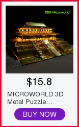 MICROWORLD Святого Петра собора, 3D металлическая головоломка, сделай сам, составное здание, модель, мужской подарок, хобби, Collvetion, золото, серебро