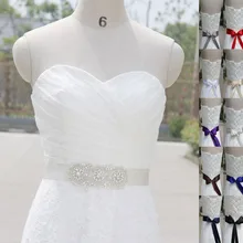 Inofinn T5 Стразы Вечеринка Выпускные платья аксессуары Свадебные ремни пояса, невеста свадебные пояс-кушак