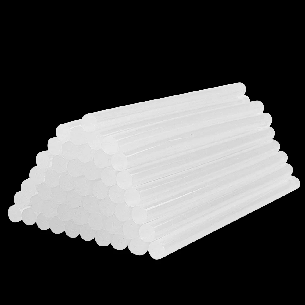 

50PCS 7mm Hot Melt Glue Gun Sticks Transparent High Viscosity Quickly Melting For DIY Art Craft Repair Power Tool Accessories