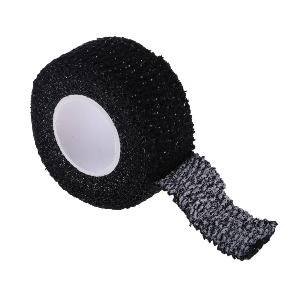  5M 24mm Anti-skid Elastic Cotton Golf Sport Golfer Finger Wrap Grip Tape Protection Band Black/Red