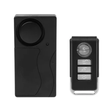 

New Wireless Remote Control Vibration Alarm Sensor For Car Window Door Home Security