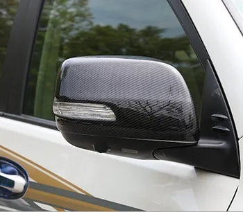 

For Toyota Prado FJ150 FJ 150 2010 2011 2012 2013 2014 - 2018 ABS Plastic Side Door Rearview Mirror Cover Car Accessories 2PCS