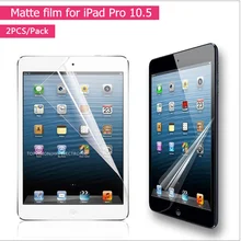 2 шт./упак. хорошего качества матовая пленка для Apple iPad Pro 10,5 screen protector front с антибликовым покрытием Защитная пленка