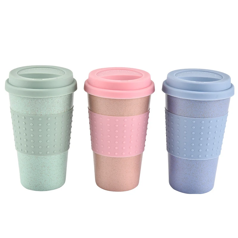 Wheatstraw Coffee Cups Travel Coffee Mug with Stir Travel Easy Go Cup Portable for Outdoor Camping Hiking Picnic Self Driving Wheatstraw Coffee Cups Travel Coffee Mug with Stir Travel Easy Go Cup Portable for Outdoor Camping Hiking Picnic Self Driving