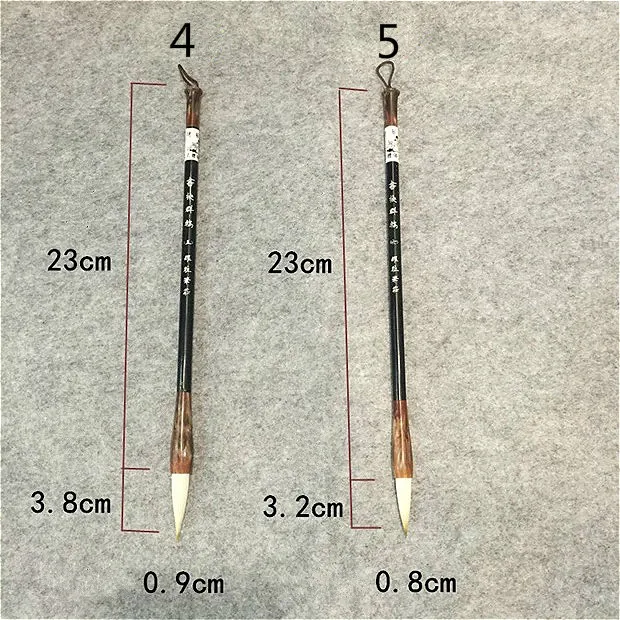 Ручной работы несколько волосков традиционной китайской каллиграфии ручка начинающих живопись практика щетки подходят для школьные