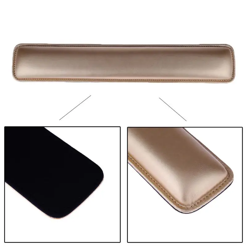  PU Leather Memory Foam Keyboard Wrist Elbow Support Rest Non-slip Gaming Pad Mat for Computer Lapto