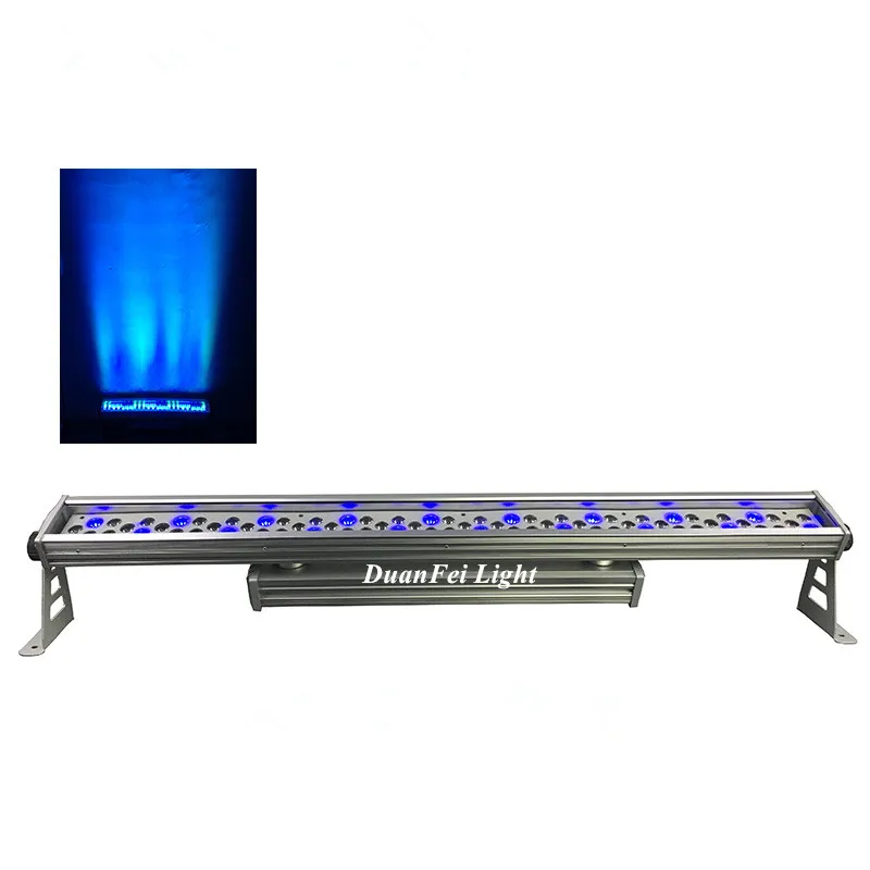 10 шт. 72x3 Вт led dmx мыть бар этап зал шайба водонепроницаемый led стены мыть rgbw