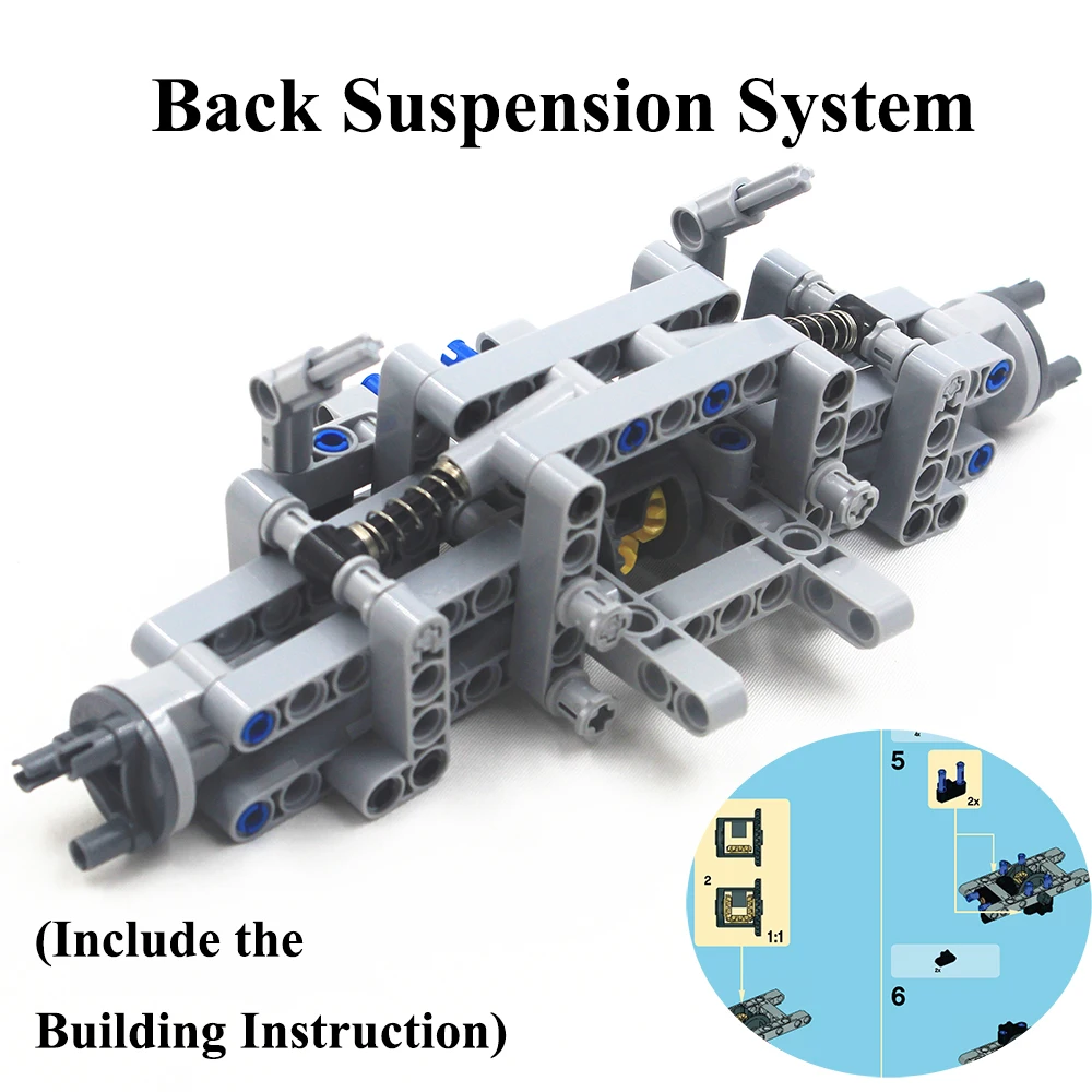 

MOC Technic Parts 96pcs Back Suspension System compatible with lego for kids boys toy ETFOM-TSMA-96