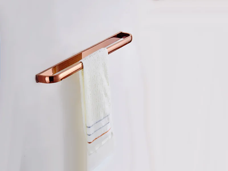 single towel bar rail wall mounted 8