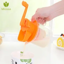 Мини-соковыжималка пластиковая многофункциональная ручная соковыжималка для апельсинового соевого молока портативные домашние кухонные инструменты машина для соевого молока