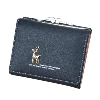 

Maison Fabre Women Lovely Mini Coin Purse Wallets Short Simple Deerlet Card Holder Bag Female Small Wallet dropshipping