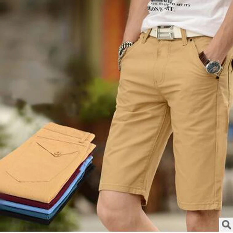 Летние мужские короткие джинсы, Мужская Мода шорты Для мужчин большие Летняя распродажа; Новые модные брендовые платья для Для мужчин и короткие штаны